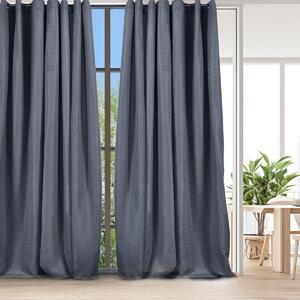 Κουρτίνα (270x280) Με Τρουκς Whitegg K0187-6 Grey-Blue