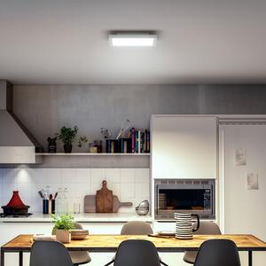 Philips Hue LED Panel White Ambiance Aurelle, 30x30cm, λευκό, ρυθμιζόμενος, Λευκό, Σαλόνι / τραπεζαρία, Μέταλλο, σύγχρονο
