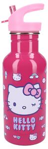 Παγούρι 500ml Με Καλαμάκι Vado Bags Hello Kitty Take A Sip