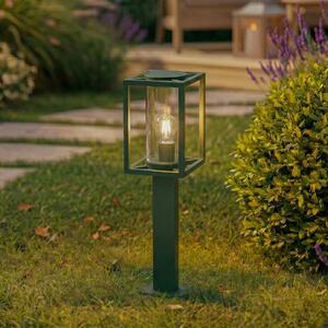 Lucande Φωτιστικό διαδρόμου Ferda, 60 cm, πράσινο, IP44, ρυθμιζόμενος, Πράσινο, Αλουμίνιο, σύγχρονο
