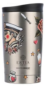 Ποτήρι Θερμός 350ml Estia Save The Aegean Old School Ink 01-31916