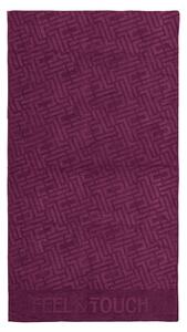 Πετσέτα Θαλάσσης (90x170) Feel & Touch Icon Aubergine