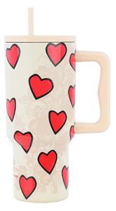 Κούπα Θερμός Με Λαβή & Καλαμάκι 900ml Estia Save The Aegean Tumbler Tender Lace 01-32074