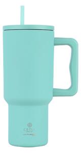Κούπα Θερμός Με Λαβή & Καλαμάκι 900ml Estia Save The Aegean Tumbler Bermuda Green 01-32135