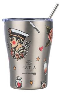 Ποτήρι Θερμός 350ml Estia Save The Aegean Old School Ink 01-31770