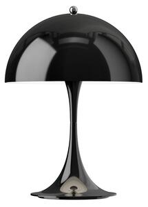 Louis Poulsen Φωτιστικό με μπαταρία Panthella PORTABLE 250, μαύρο IP44, ρυθμιζόμενος, Μαύρο, Σαλόνι / τραπεζαρία, Πλαστικό, σύγχρονο