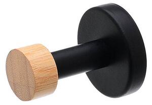 Κρεμαστράκι Τοίχου (Φ5.3x6.6) Estia Bamboo Essentials Black 02-14742