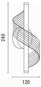 Απλίκα Τοίχου LED Eurolamp Silk 144-58009