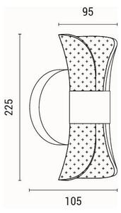 Απλίκα Τοίχου LED Eurolamp Tela 144-58013