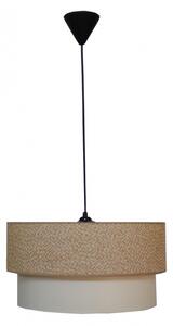 Φωτιστικό Οροφής Μονόφωτο Heronia HK-10 14-0279 Brown/Cream