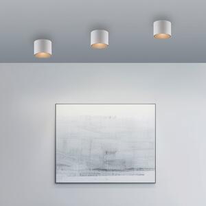 PURE LED φωτιστικό οροφής μπάνιου Point, λευκό, Ø 18 cm, μέταλλο, IP44, ρυθμιζόμενος, Λευκό, Μπάνιο, Μέταλλο, σύγχρονο