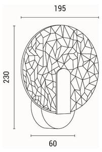 Απλίκα Τοίχου LED Eurolamp Volet 144-58014