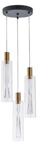 Φωτιστικό Οροφής Τρίφωτο LED Eurolamp Vial 144-15102