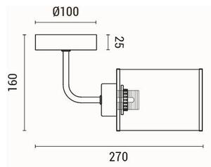 Απλίκα Τοίχου Eurolamp Marbeline 144-24015