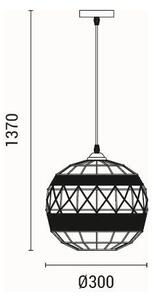 Φωτιστικό Οροφής Μονόφωτο Eurolamp Helios 144-32025