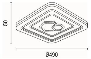 Φωτιστικό Πλαφονιέρα LED 3 CCT Eurolamp Motivo 144-51036
