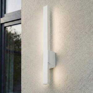 Lindby LED φωτιστικό εξωτερικού χώρου Sakari, λευκό, αλουμίνιο, ύψος 50 cm, Λευκό, Αλουμίνιο, σύγχρονο