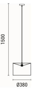 Φωτιστικό Οροφής Μονόφωτο Eurolamp Soho 144-33069