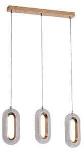 Φωτιστικό Οροφής Τρίφωτο LED Eurolamp Kriko 144-16061