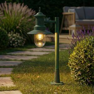 Lindby Φωτιστικό διαδρόμου Eloretta, πράσινο, 60 cm, χάλυβας, IP44, E27, ρυθμιζόμενος, Πράσινο, Μέταλλο, Εξοχική κατοικία / Ρουστίκ