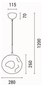 Φωτιστικό Οροφής Μονόφωτο LED Eurolamp Picadilly 144-15115