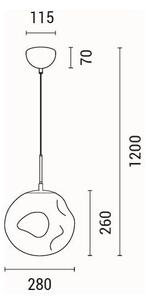 Φωτιστικό Οροφής Μονόφωτο LED Eurolamp Picadilly 144-15116