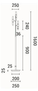Φωτιστικό Δαπέδου LED Eurolamp Velas 144-17054