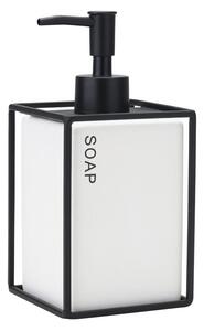 Dispenser Μπάνιου 450ml (8.5x8.5x18.5) Estia Cage Λευκό 02-30018