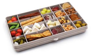 Φαγητοδοχείο Με Χωρίσματα Melii Box XL Grey 19120