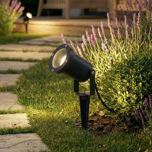Lindby Σήραγγα γείωσης Nielas, σετ 3 τεμαχίων, ανθρακί, βύσμα, Γκρι, Μέταλλο, σύγχρονο