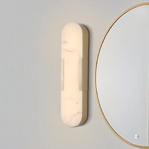 Searchlight LED φωτιστικό τοίχου μπάνιου Opaline ύψος 50 cm χρυσό χρώμα μέταλλο/ρητίνη, ρυθμιζόμενος, Χρυσό / Ορείχαλκου, Μπάνιο, Μέταλλο