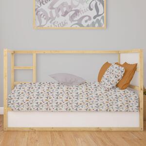 Σεντόνι Κούνιας Με Λάστιχο (70x140+15) Dimcol Fox 527 Grey