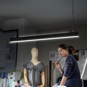 OSRAM LED κρεμαστή λάμπα Office line Cuboid μαύρη 4.000 K DIM, ρυθμιζόμενος, Μαύρο, Μελέτη / Γραφείο, Αλουμίνιο, σύγχρονο