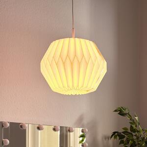OSRAM Κρεμαστό φωτιστικό Decor Paper Gem, λευκό, χαρτί, E27, ρυθμιζόμενος, Λευκό, Σαλόνι / τραπεζαρία, Χαρτί / χαρτόνι