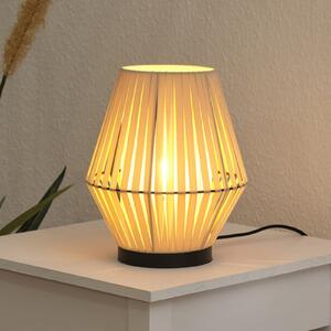 OSRAM Λάμπα τραπεζιού Decor Stripes, μπεζ, ύφασμα, E14, Μπεζ, Σαλόνι / τραπεζαρία, Ύφασμα / Κλωστοϋφαντουργία