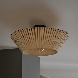 OSRAM Φωτιστικό οροφής Decor Stripes μπεζ Ø 40,5 cm Υφασμάτινο E27, ρυθμιζόμενος, Μπεζ, Σαλόνι / τραπεζαρία, Ύφασμα / Κλωστοϋφαντουργία