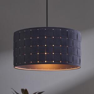 OSRAM Κρεμαστή λάμπα Decor Felt Weaving, Ø 38 cm, γκρι, τσόχα E27, ρυθμιζόμενος, Γκρι, Σαλόνι / τραπεζαρία, Ύφασμα / Κλωστοϋφαντουργία