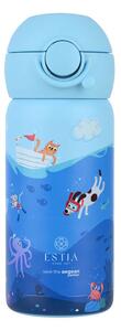 Παγούρι - Θερμός 350ml Με Καλαμάκι Estia Save The Aegean Ocean Play 01-33040