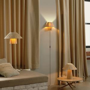 OSRAM Φωτιστικό τοίχου Decor Bamboo Paper Hat, μπαμπού E27 βύσμα, Καφέ / Σκουριάς, Σαλόνι / τραπεζαρία, Μπαμπού, Εξοχική κατοικία / Ρουστίκ