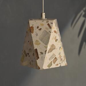 OSRAM Κρεμαστή λάμπα Decor Gleam Box, Terrazzo, μπεζ, E27, ρυθμιζόμενος, Μπεζ, Σαλόνι / τραπεζαρία, Μάρμαρο