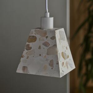 OSRAM Κρεμαστό φωτιστικό Decor Gleam Weight, Terrazzo, μπεζ, E14, ρυθμιζόμενος, Μπεζ, Σαλόνι / τραπεζαρία, Μάρμαρο