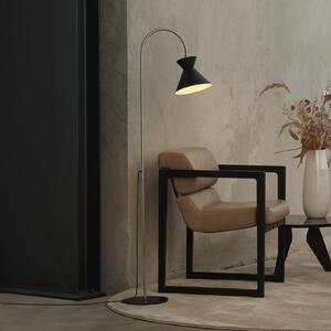 OSRAM Φωτιστικό δαπέδου Decor Waist, ατσάλι, μαύρο, E27, Μαύρο, Σαλόνι / τραπεζαρία, Μέταλλο, σύγχρονο