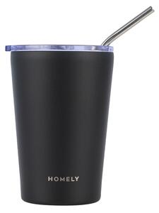 Ποτήρι Θερμός 400ml Homely Midnight Black 01-32623