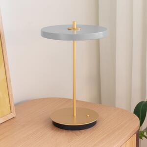 UMAGE LED φορητή λάμπα Asteria Move γκρι/ορείχαλκος 31cm, ρυθμιζόμενος, Γκρι, Σαλόνι / τραπεζαρία, Μέταλλο, σχεδιασμός