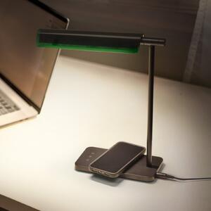 OSRAM LED επιτραπέζια λάμπα Office Line Desk Roof μαύρη, CCT, DIM, ρυθμιζόμενος, Μαύρο, Μελέτη / Γραφείο, Μέταλλο