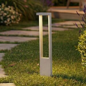 Lindby LED φωτιστικό διαδρόμου Lonete, λευκό, ύψος 65 cm, IP65, Λευκό, Αλουμίνιο, σύγχρονο