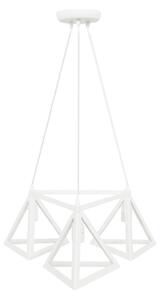 Φωτιστικό Οροφής Τρίφωτο Heronia Giza White 35-0100
