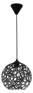 Φωτιστικό Οροφής Μονόφωτο Heronia Tunis Black 34-0269