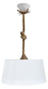 Φωτιστικό Οροφής Μονόφωτο Heronia Rope White 31-1351
