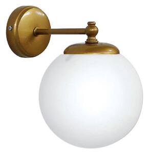 Απλίκα Τοίχου Heronia Tail Gold/White 02-0465